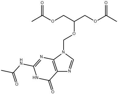 N-[9-[[2-(Acetyloxy)-1-[(asetiloksi)metil]etoksi]metil]-6,9-dihydro-6-oxo-1H-purin-2-yl]acetamide