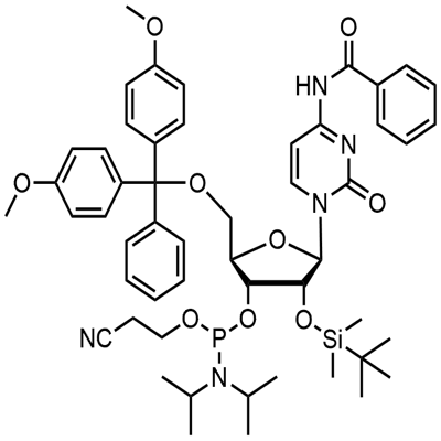 N-blocked-5'-O-DMT-2'-O-TBDMS CED cytidine phosphoramidit