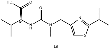 N-[N-metil-N-((2-isopropil-4-tiazolil)metil)amino)karbonil]-L-valin, Garam Litium