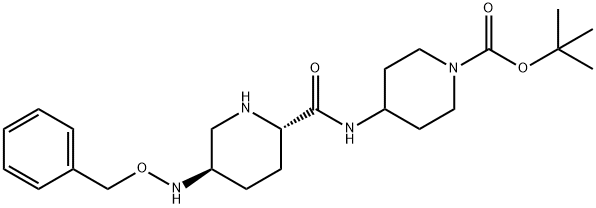 tert-butil 4-((2S,5R)-5-(benziloksiamino)piperidin-2-karboksamido)piperidin-1-karboksilat 4-metilbenzenasulfonat
