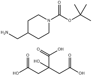 tert-butil 4-(aminomethyl)piperidine-1-karboksilat; asam sitrat