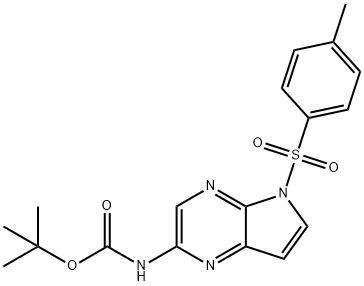 tert-butil 5-tosyl-5H-pyrrolo[2,3-b]pirazin-2-ylcarbamate