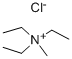 Triethylmethylammonium klorida