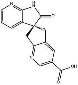 6S)-2'-oxo-1',2',5,7- tetrahydrospiro[cyclopenta [b]piridin-6,3'- pyrrolo[2,3-b]piridin]-3- asam karboksilat